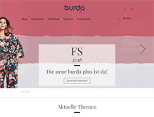 Tablet Screenshot of burdastyle.de